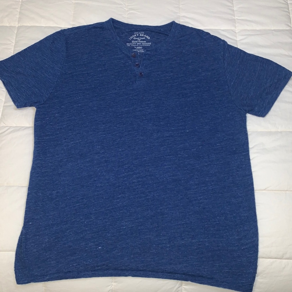 Lucky Brand Men’s Dark Blue Polo Shirt